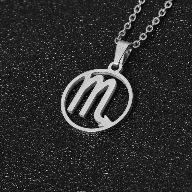 Astra – Zodiac necklace with pendant of 12 constellations