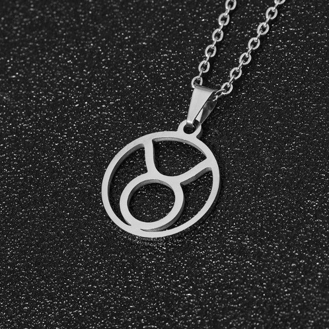 Astra – Zodiac necklace with pendant of 12 constellations