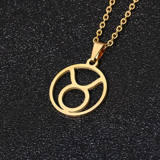 Astra – Zodiac necklace with pendant of 12 constellations