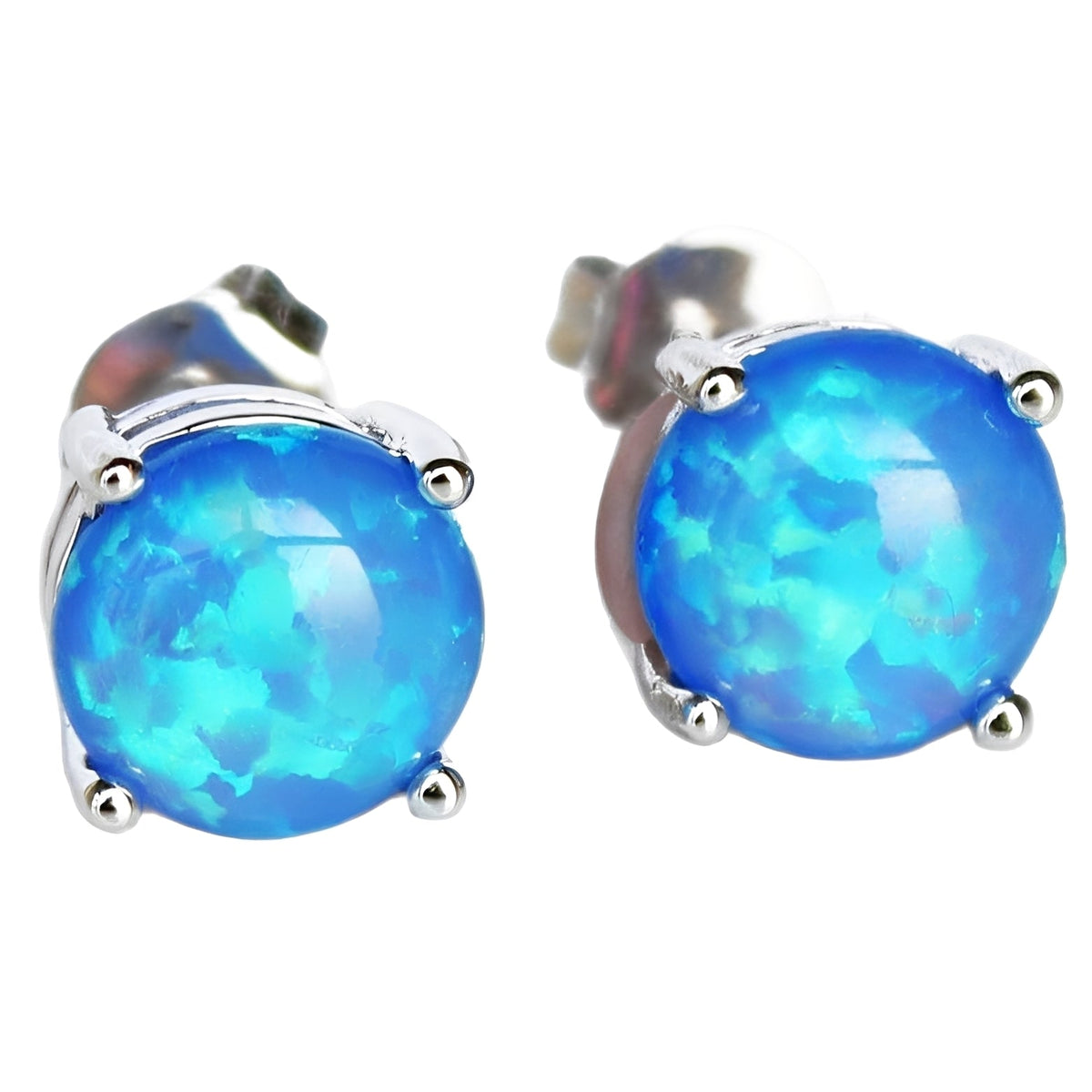 Camille – Elegant stud earrings in opal