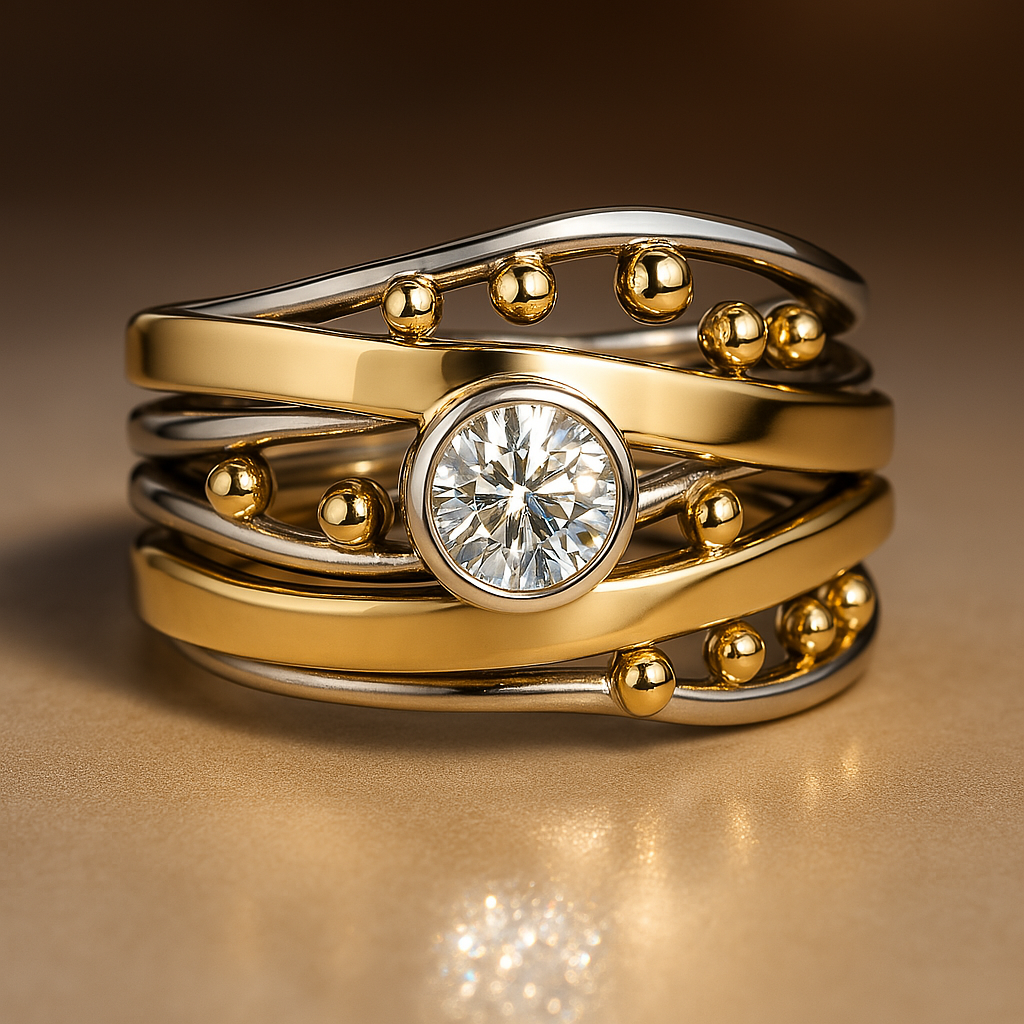 Dahlia – Vintage ring of refined design