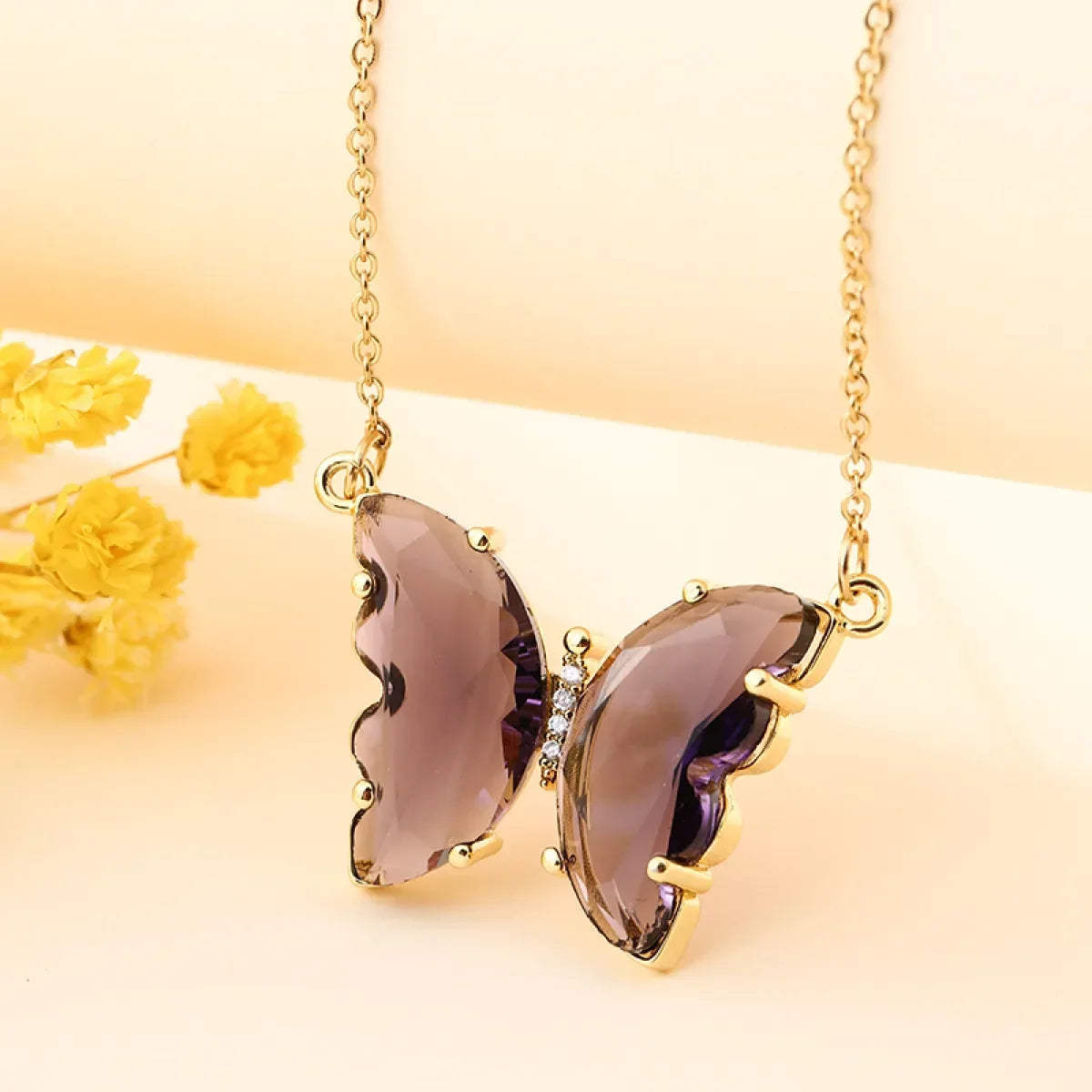 Colorful Petite Butterfly Necklace