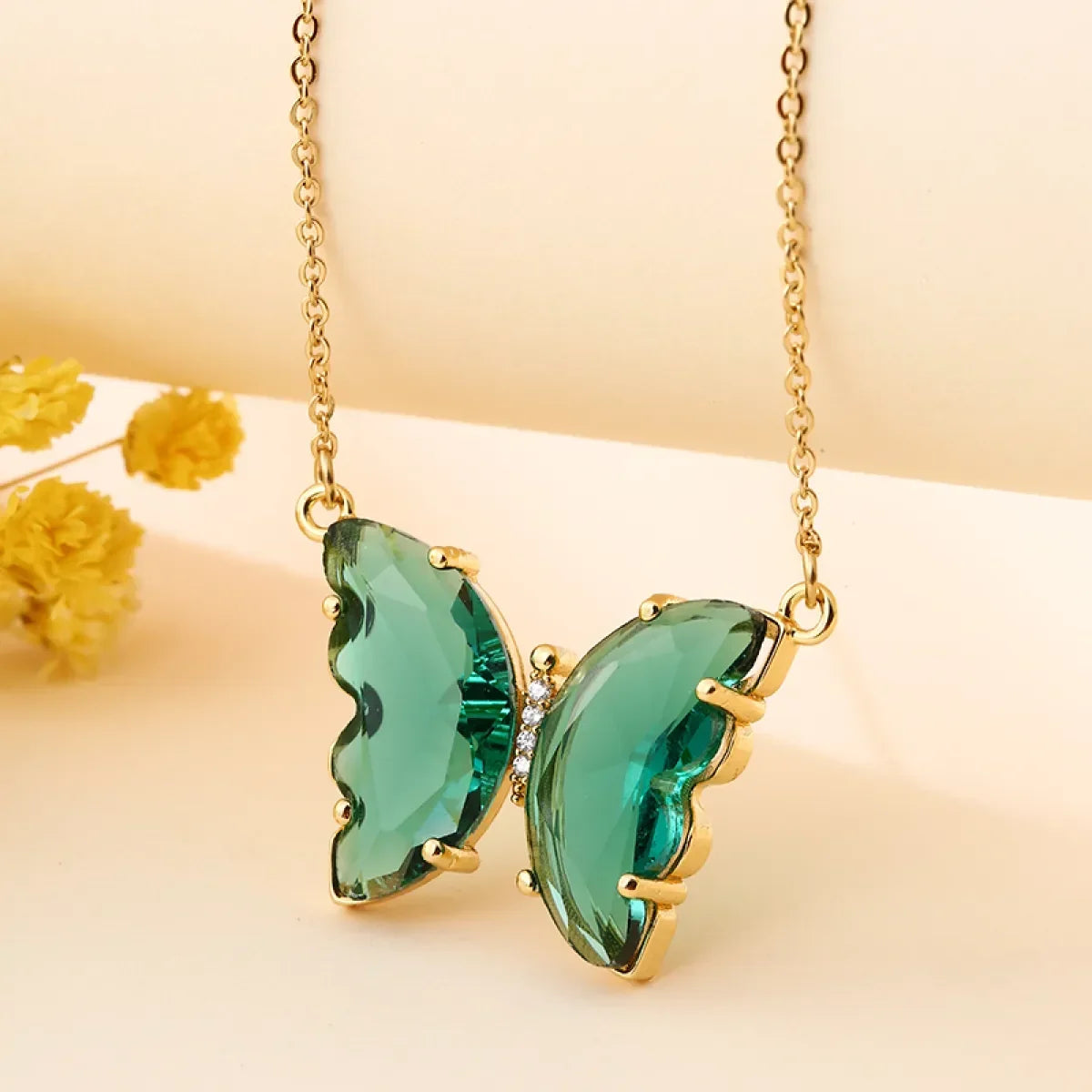 Colorful Petite Butterfly Necklace