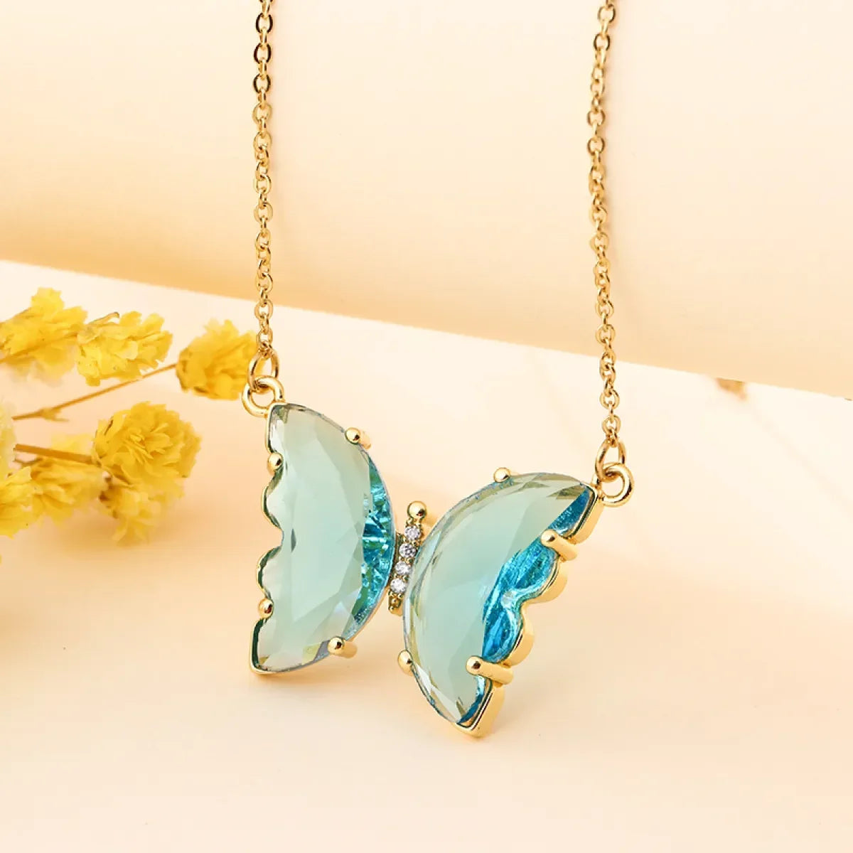 Colorful Petite Butterfly Necklace