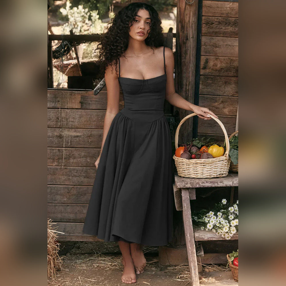 Diana - Midi Dress with Corset