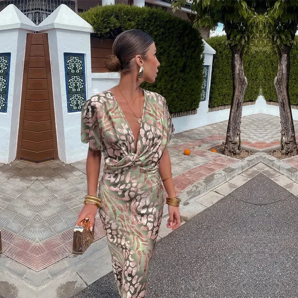 Cosima - Dress with V-Neck