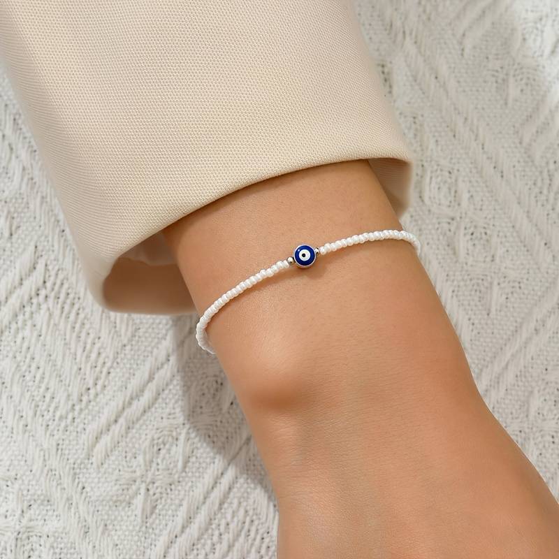 Evil Eye Bead Bracelet - Devil Eye Bead Bracelet