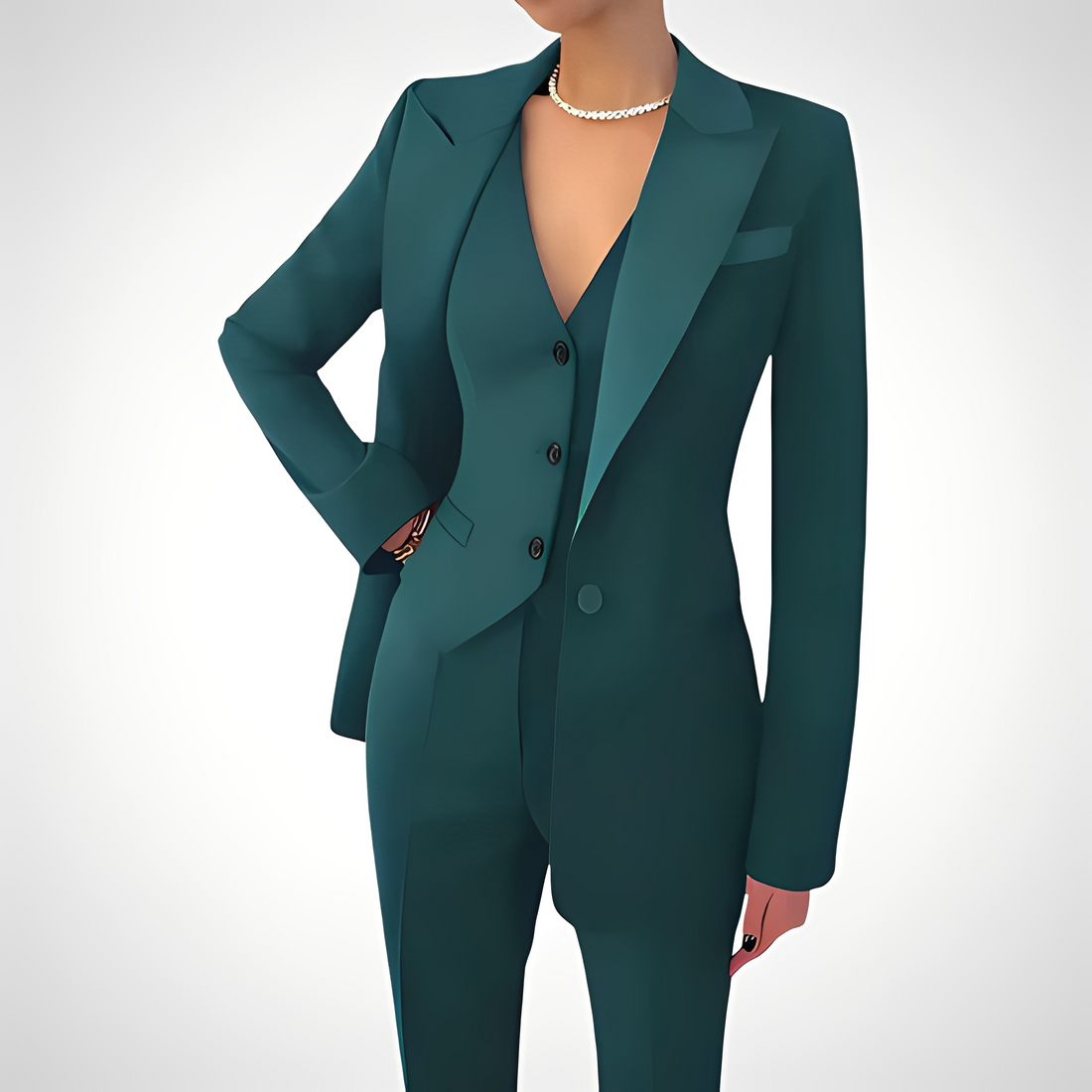 Devina - Women's tailored three-piece outfit