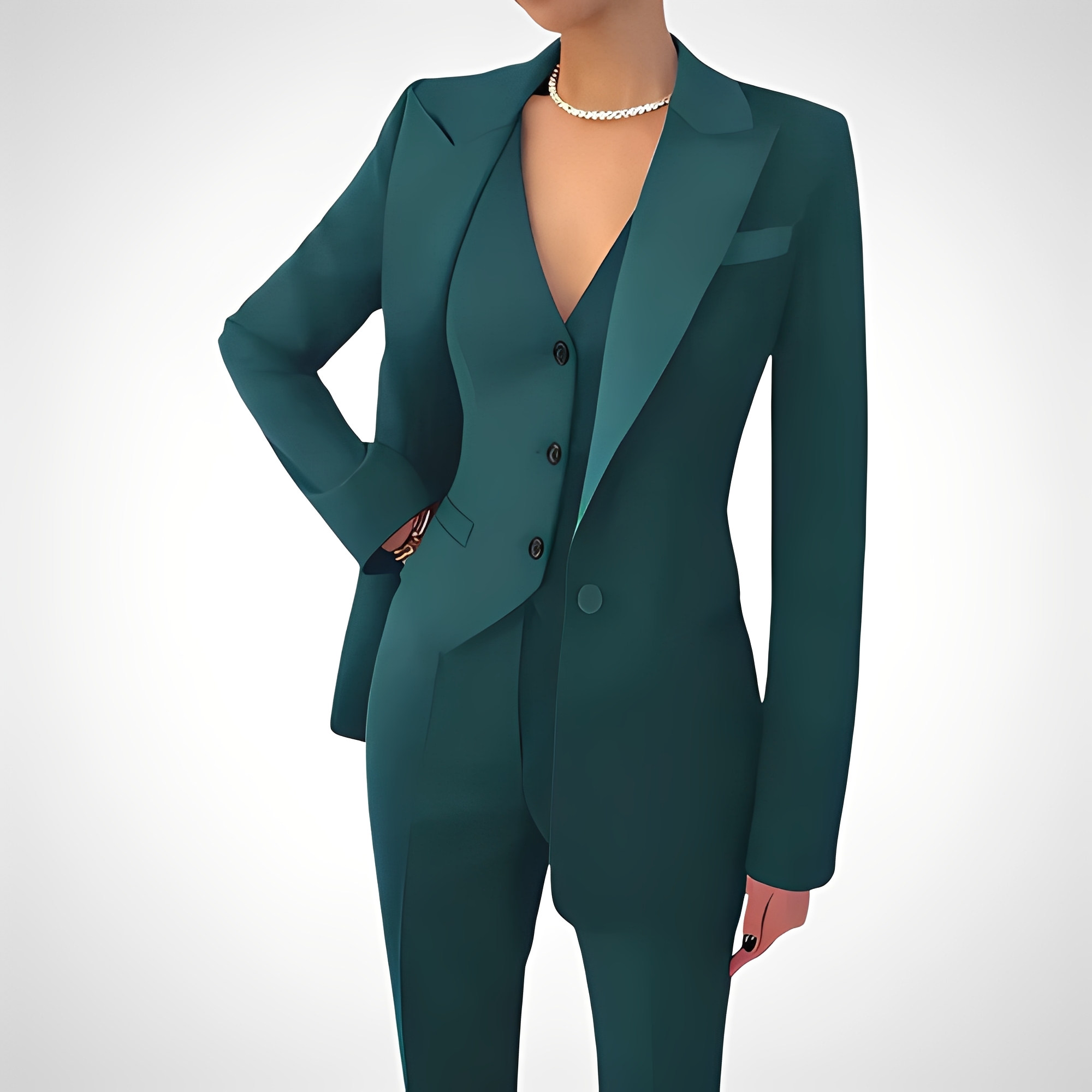 Devina - Women's tailored three-piece outfit