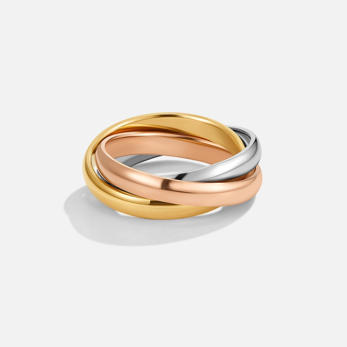 Elena – Triple elegant ring in three tones