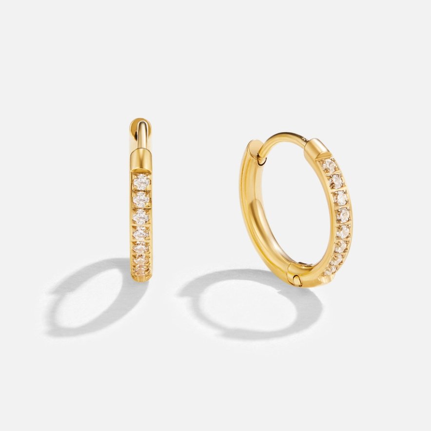 Ianthe - CZ-Pavé-Hoops