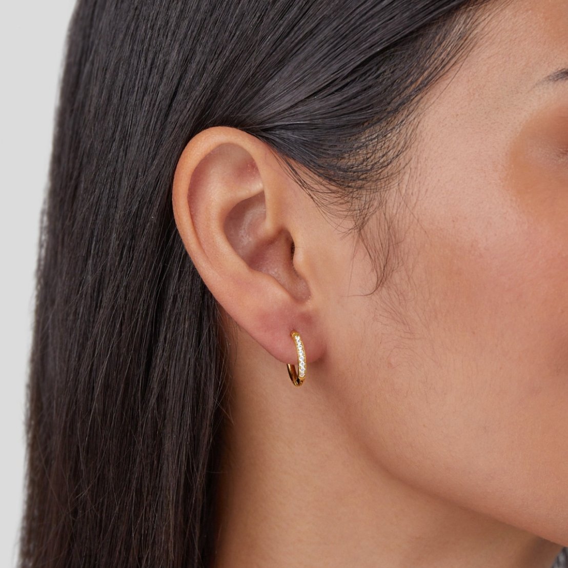 Ianthe - CZ-Pavé-Hoops