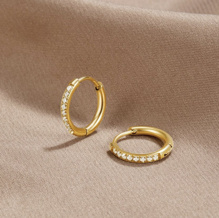 Ianthe - CZ-Pavé-Hoops