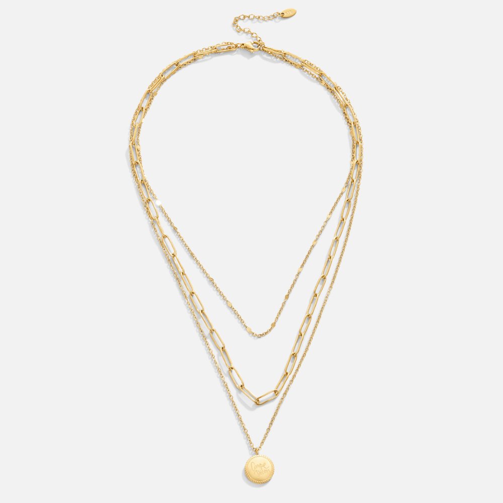 Janie – Layered necklace with coins
