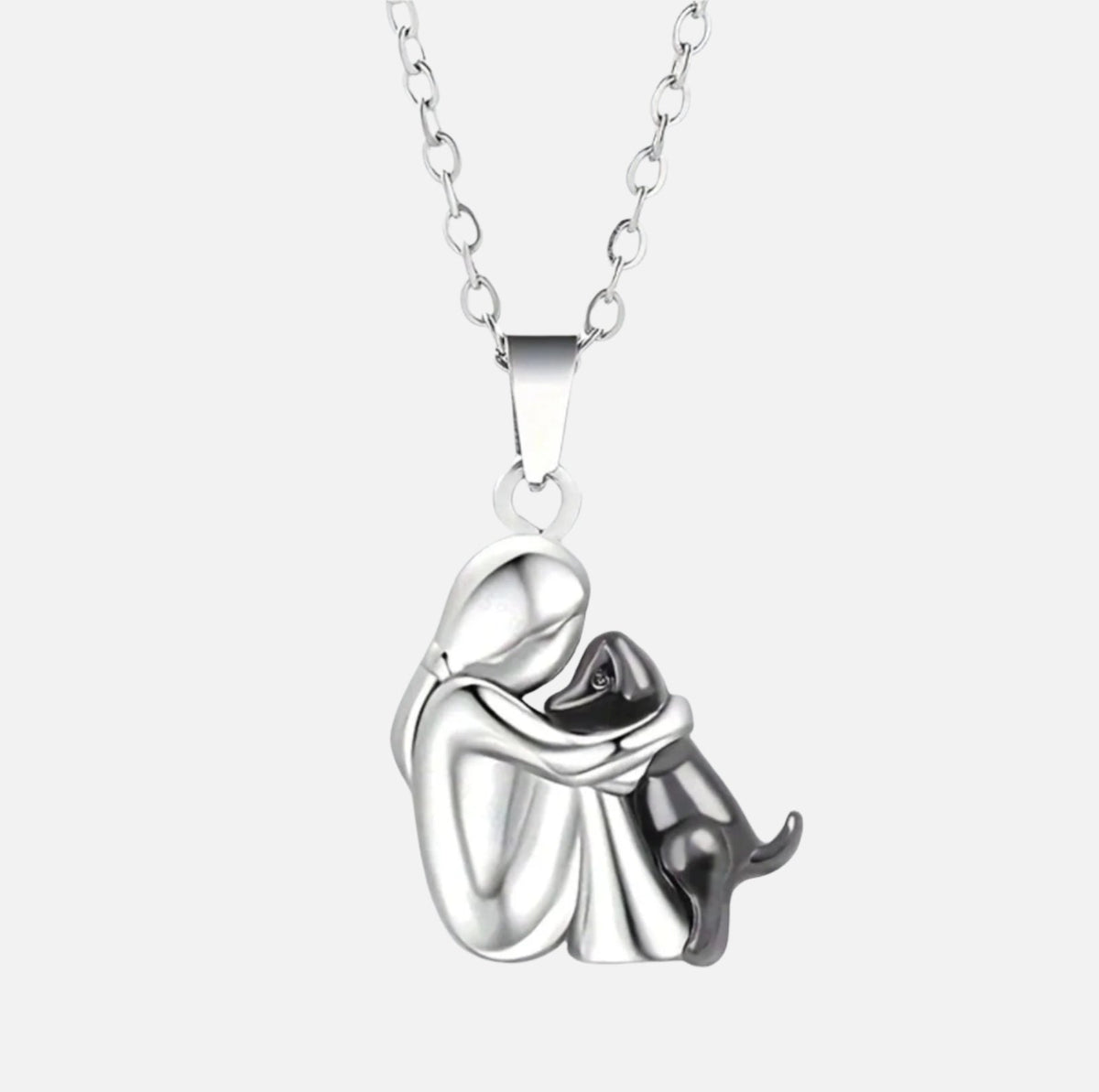 Light – Necklace with hug pendant