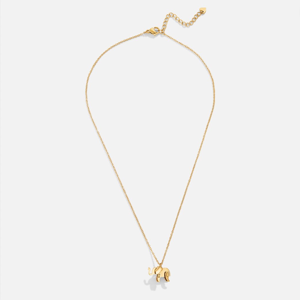 Dione - Golden Elephant Necklace