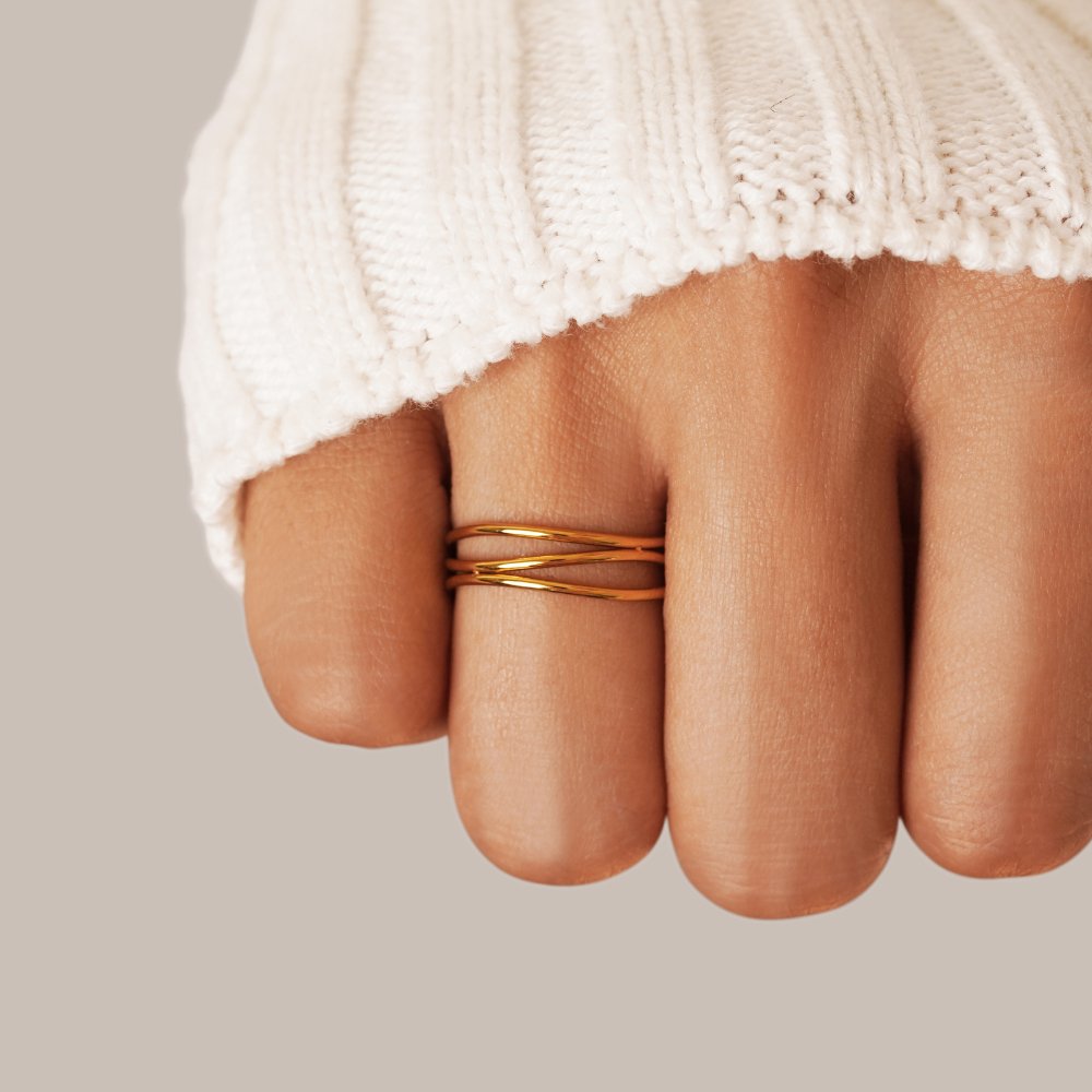 Chris – Gold Infinite Loop Ring
