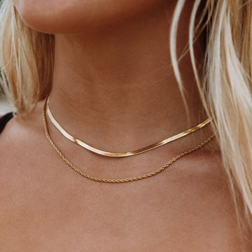 Ios – Double Layer Necklace with Gold Coating