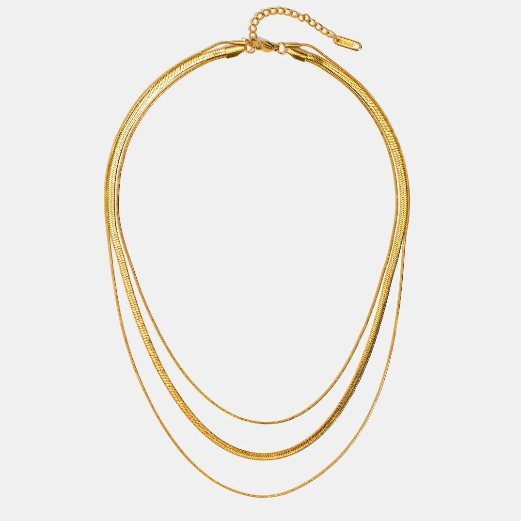 Alix – Gold necklace with multiple rows