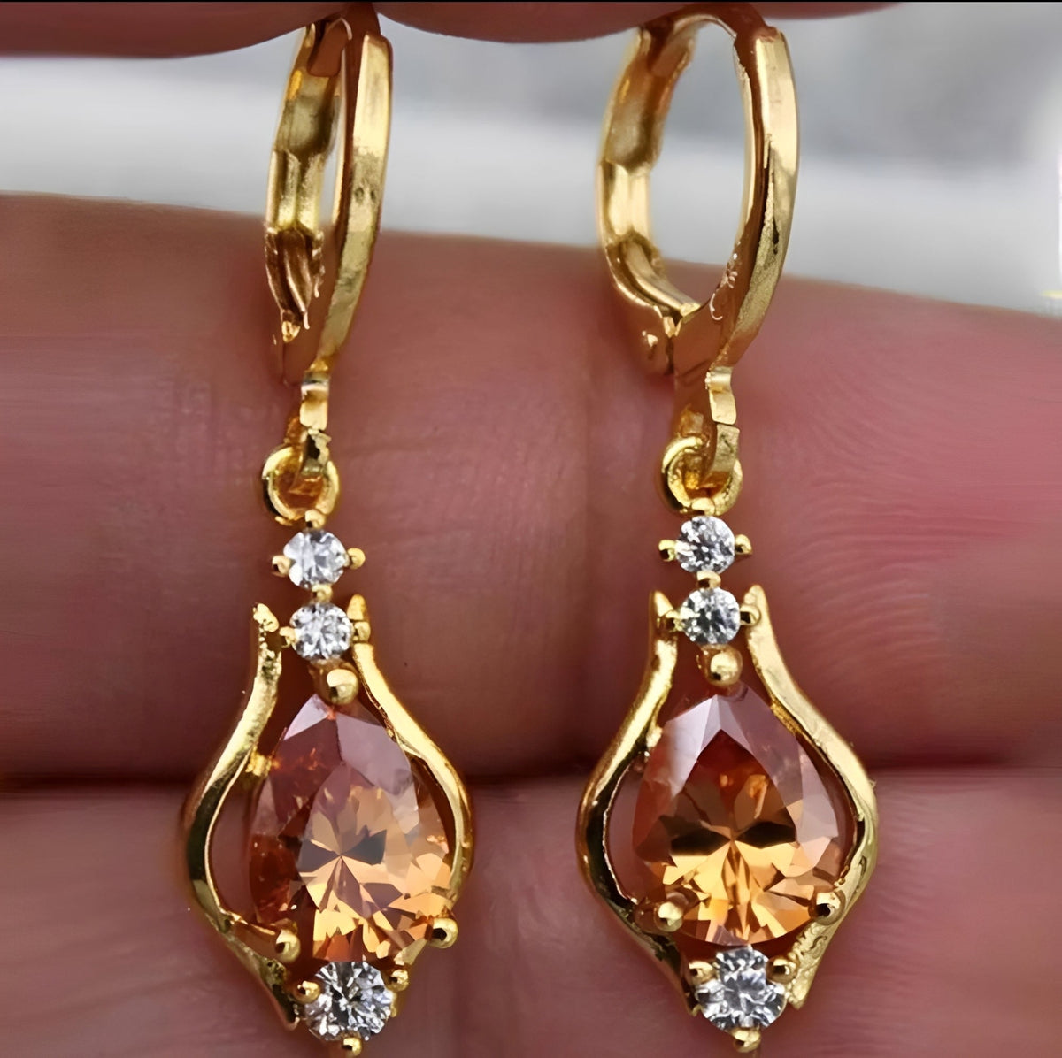 Kate - Rainbow Heart Earring