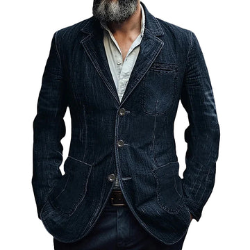 Blazer for Men - Tailored Fit, Functional Pockets, Stylish Design