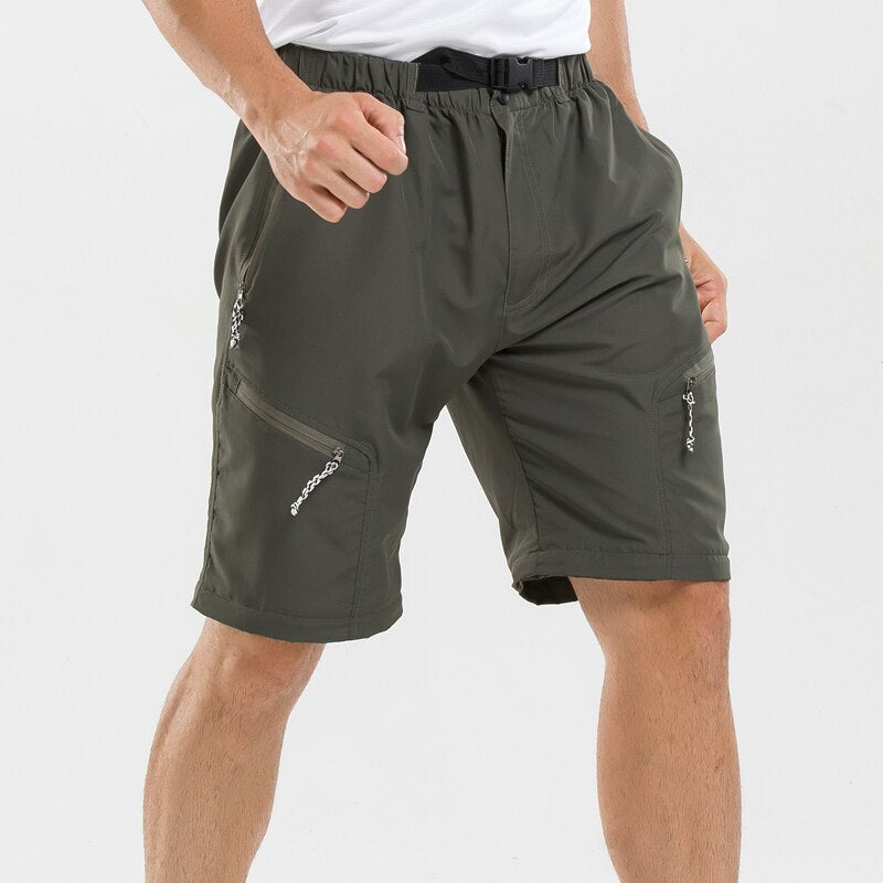 Convertible Trousers for Men - Zip-Off Legs, Elastic Waist, Lightweight