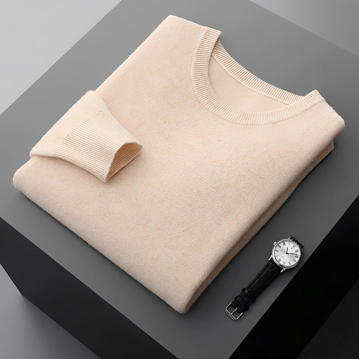 Fashion Sweater Pullover Crewneck Men Long Sleeve Casual - Relaxed Fit
