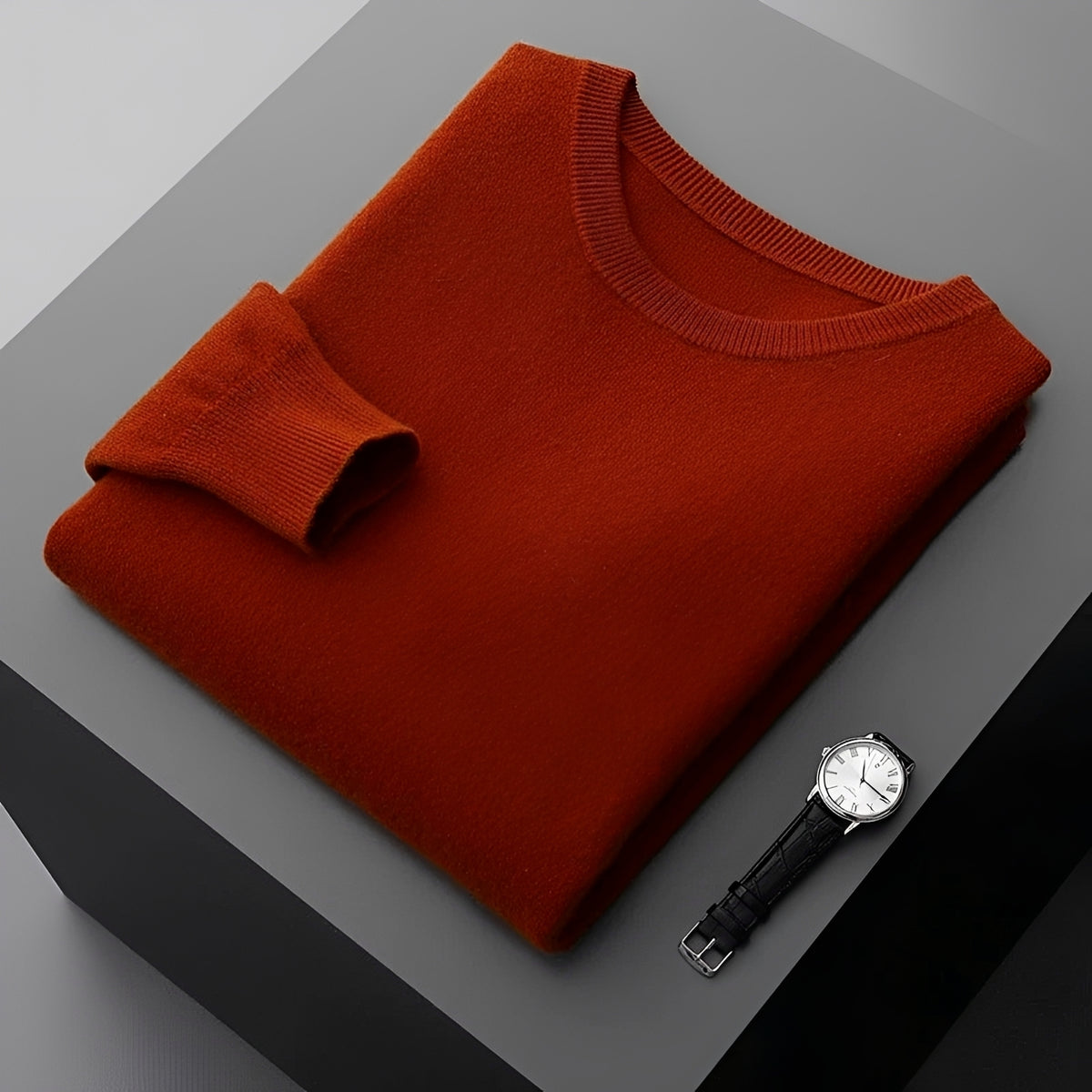 Fashion Sweater Pullover Crewneck Men Long Sleeve Casual - Relaxed Fit