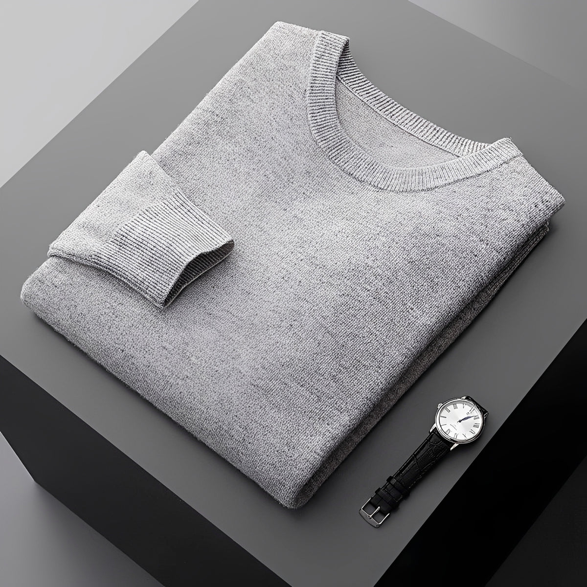 Fashion Sweater Pullover Crewneck Men Long Sleeve Casual - Relaxed Fit