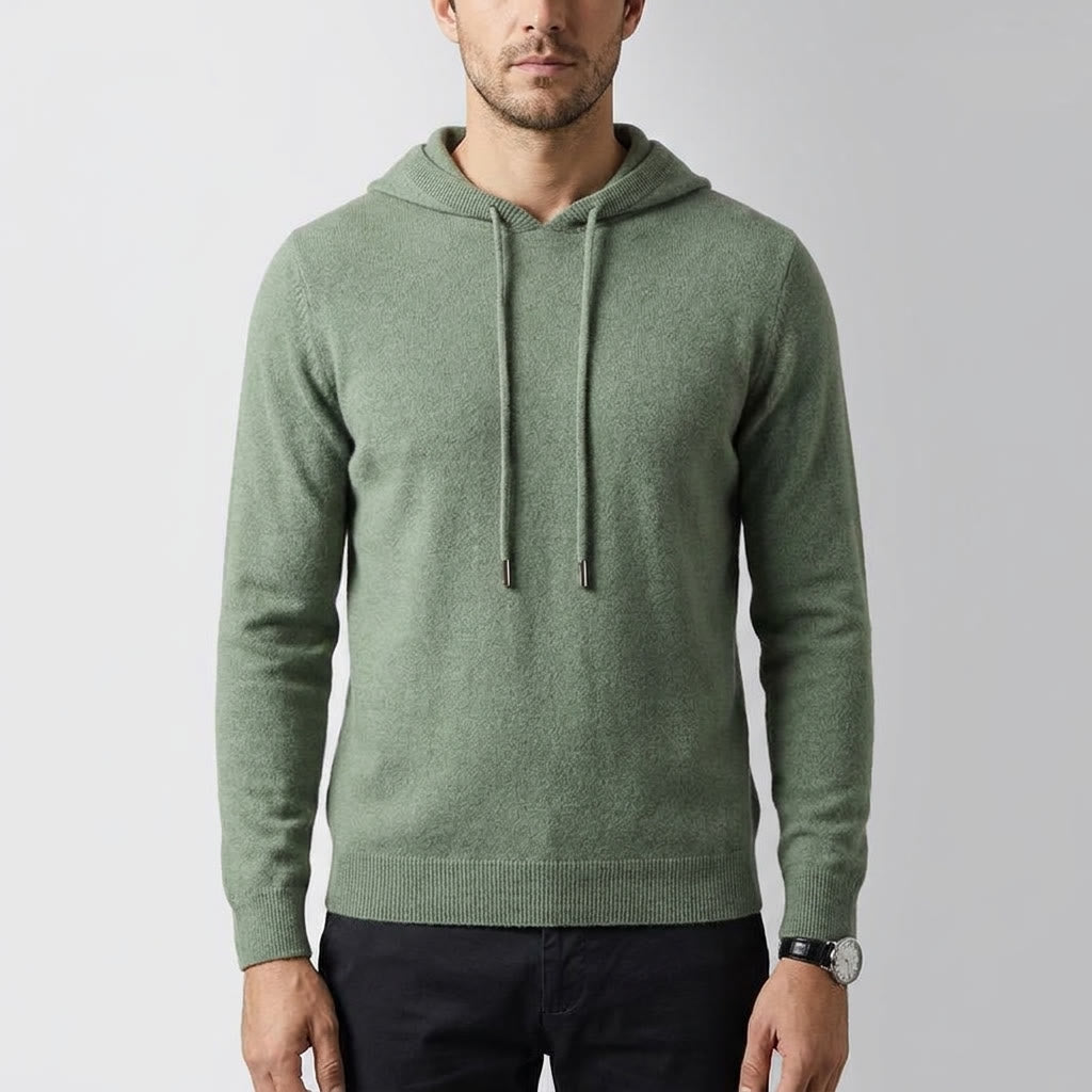 Hoodie Men Lightweight Design with Drawstring and Classic Fit