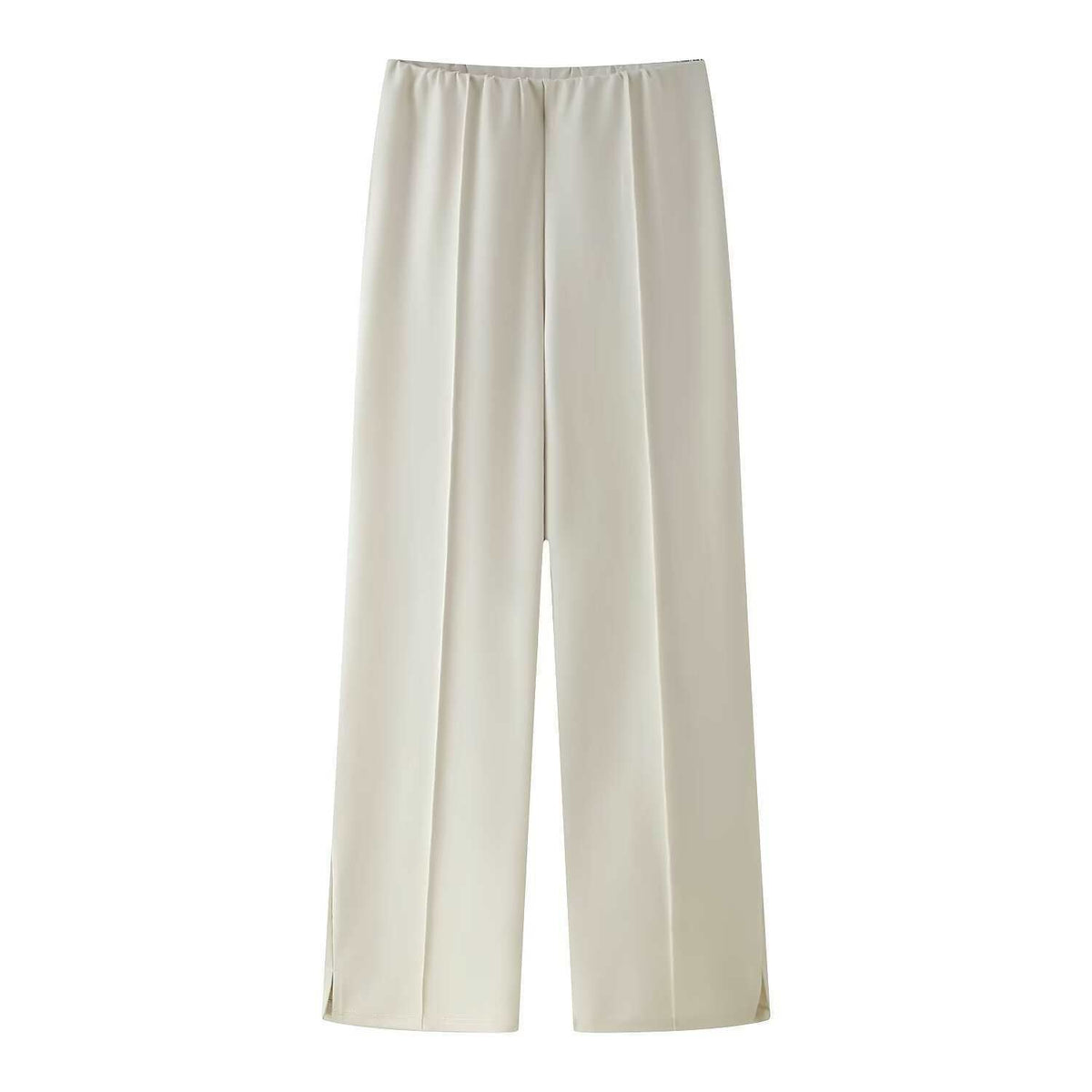 Loungewear Set for Women - Long Sleeve Top, Wide Leg Pants, Relaxed Fit