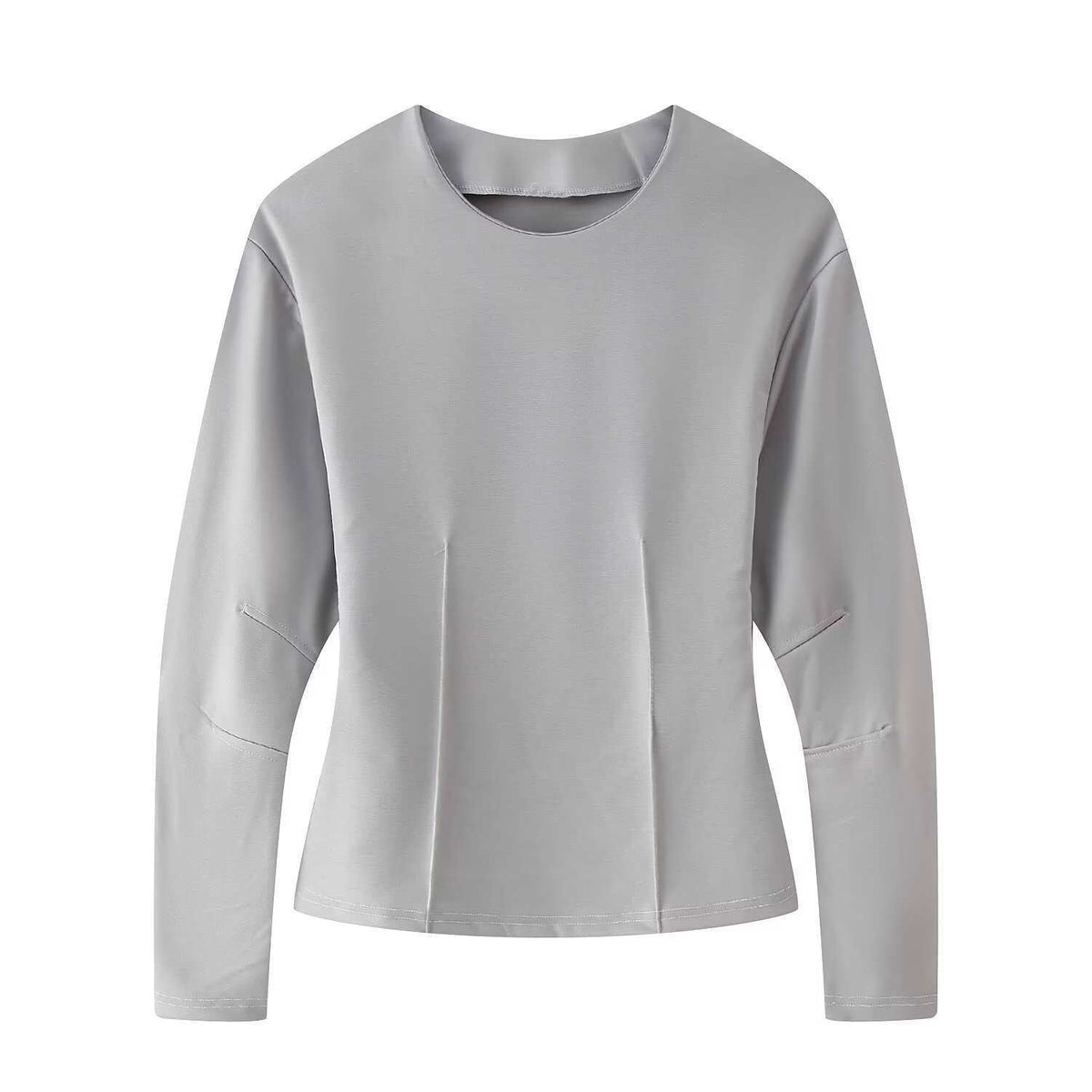 Loungewear Set for Women - Long Sleeve Top, Wide Leg Pants, Relaxed Fit