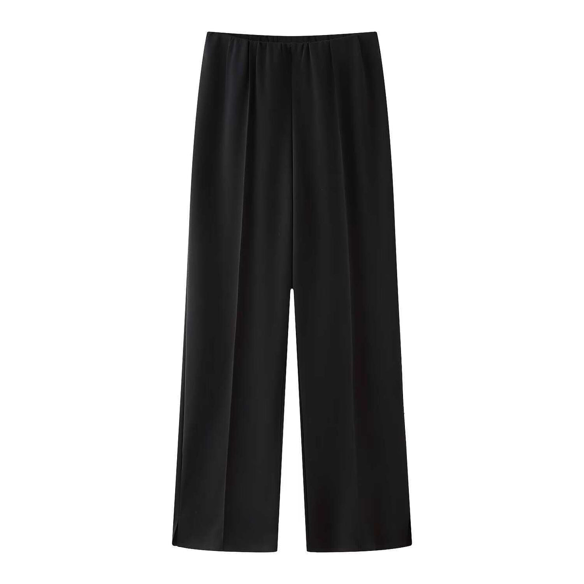 Loungewear Set for Women - Long Sleeve Top, Wide Leg Pants, Relaxed Fit