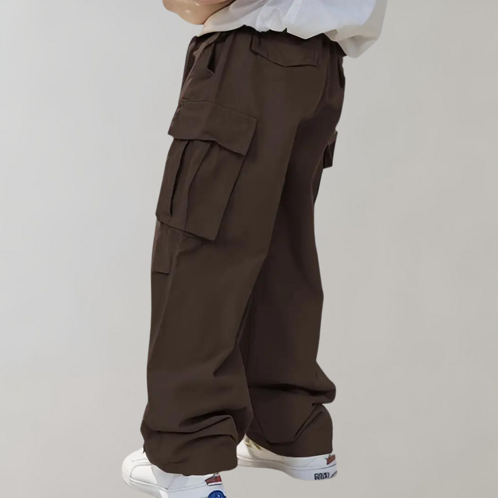 Men's Baggy Cargo Pants - Loose Fit with Multiple Pockets