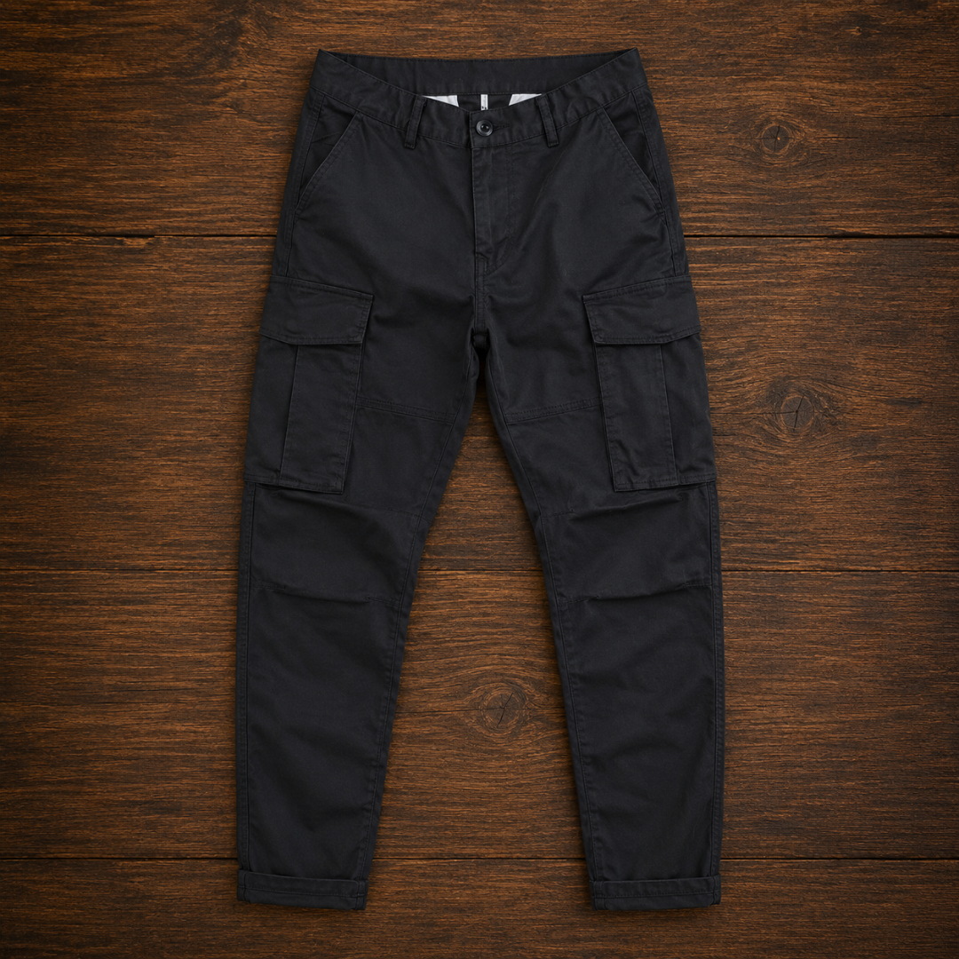 Men's Cargo Pants - Multi-Pocket Design, Regular Fit, Casual Style