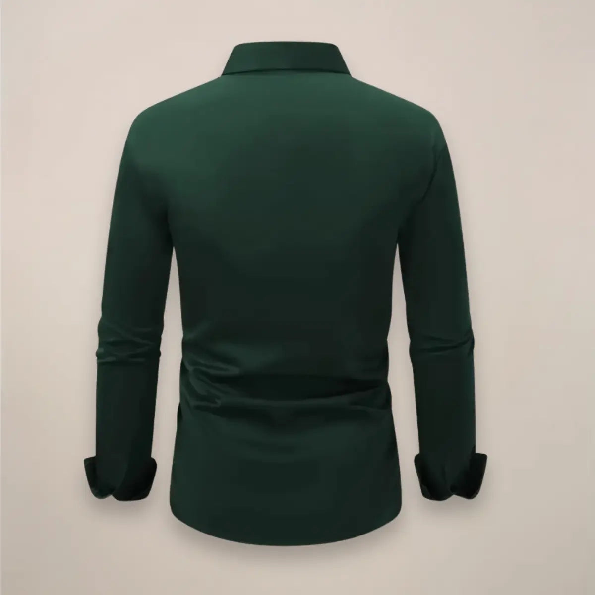 Men's Dress Shirt - Long Sleeve with Button Closure and Slim Fit