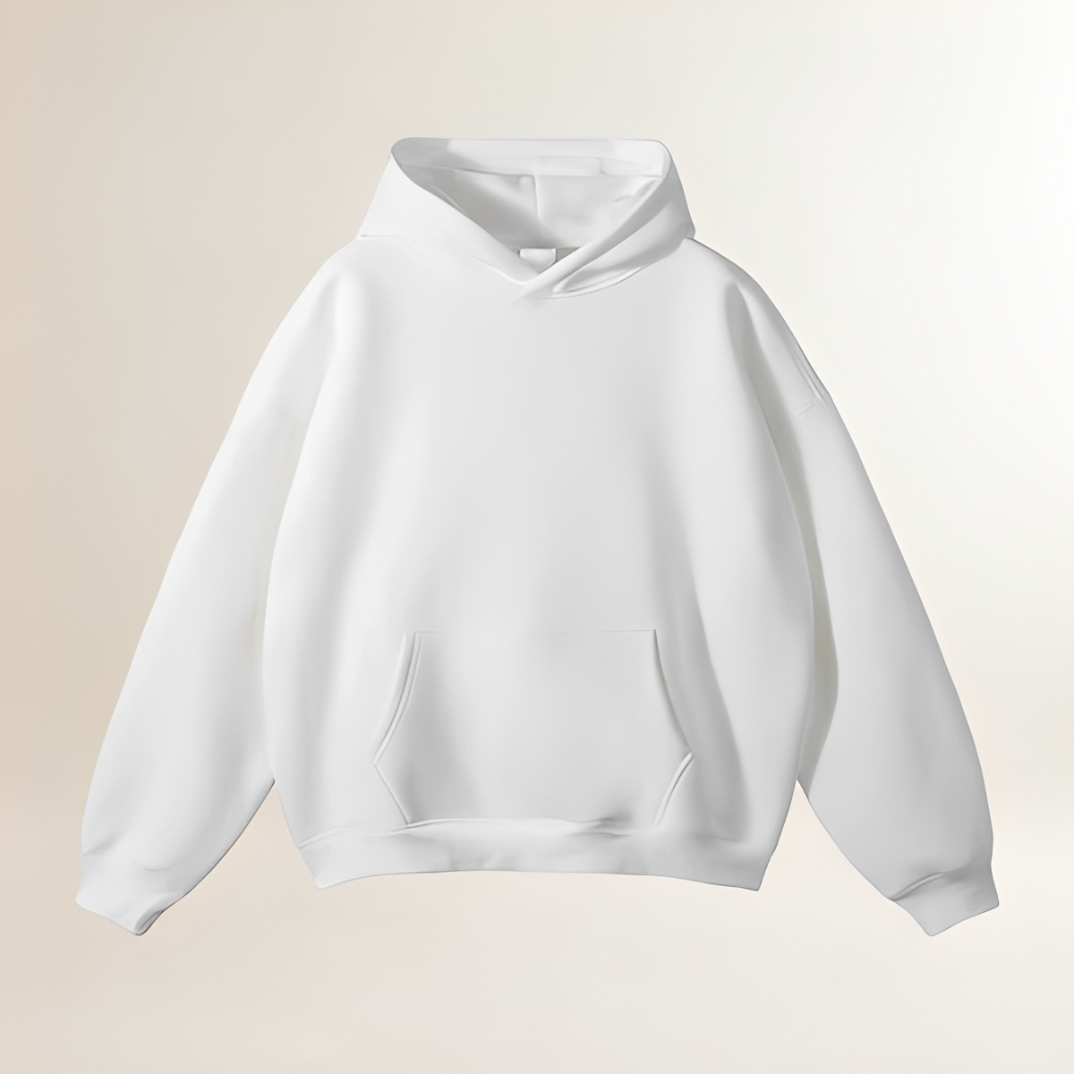 Men's Oversized Hoodie - Kangaroo Pocket, Relaxed Fit, Casual Style