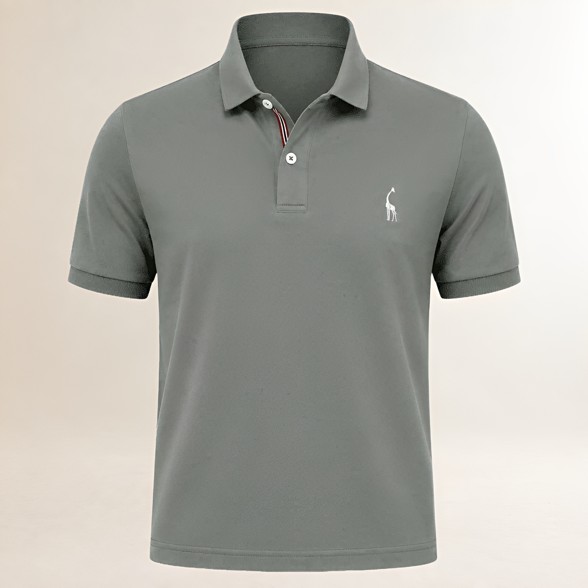 Men's Polo Shirt, Classic Collar, Short Sleeve, Regular Fit, Embroidered Chest Logo