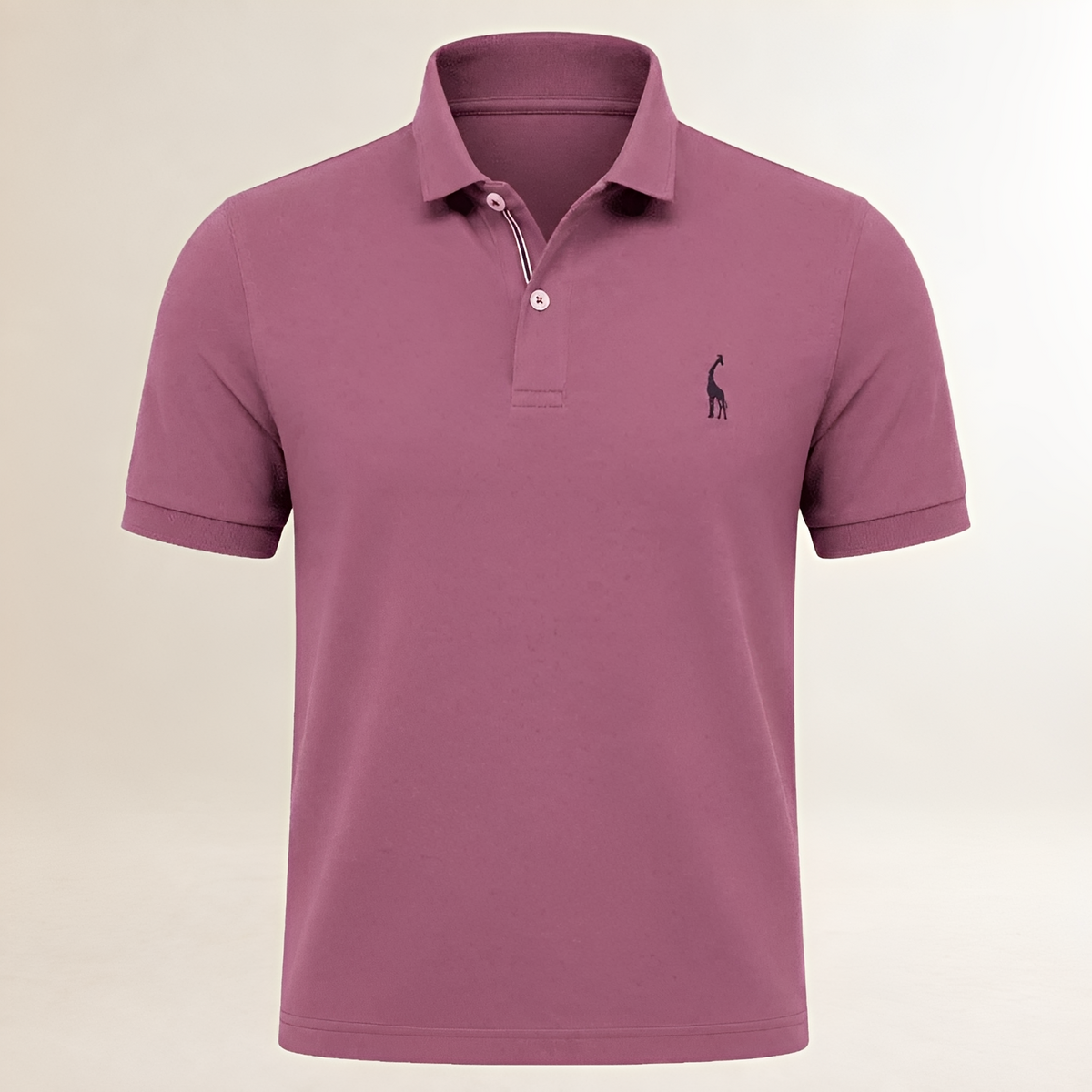 Men's Polo Shirt, Classic Collar, Short Sleeve, Regular Fit, Embroidered Chest Logo