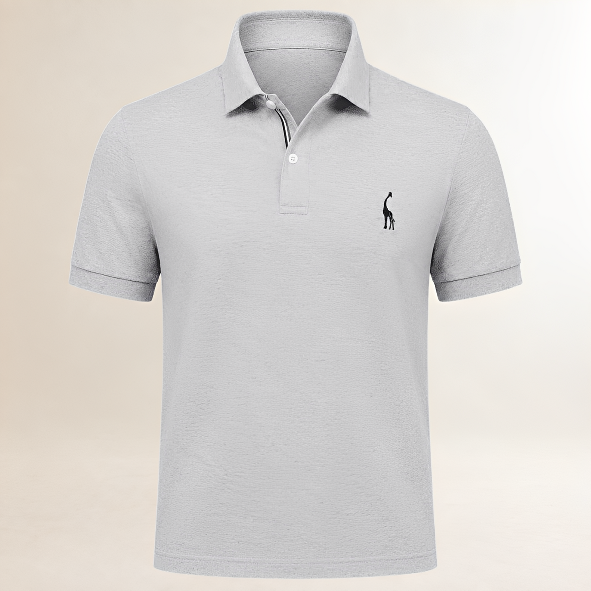 Men's Polo Shirt, Classic Collar, Short Sleeve, Regular Fit, Embroidered Chest Logo