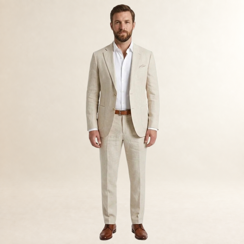 Men's Suit - Tailored Slim Fit Blazer and Trousers
