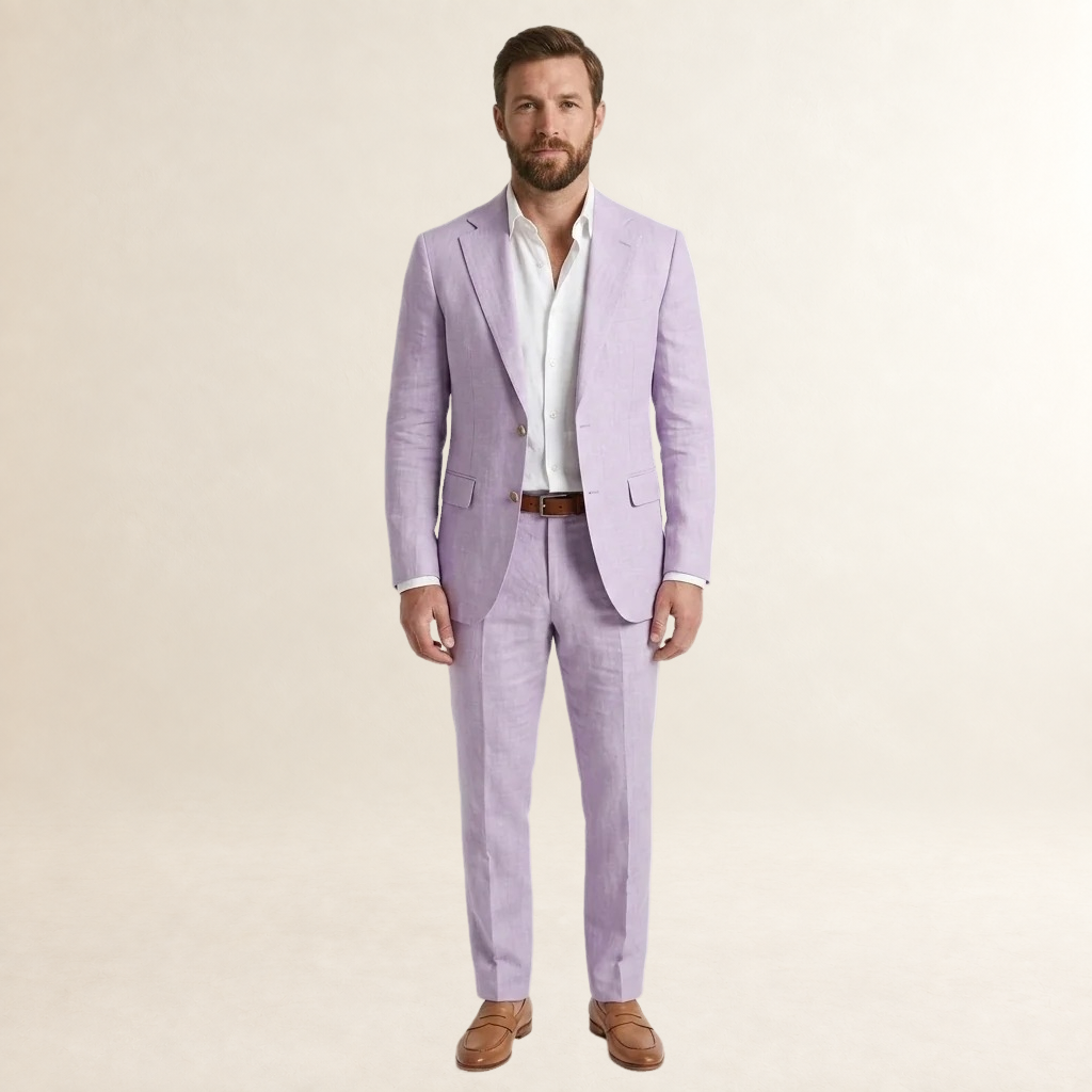 Men's Suit - Tailored Slim Fit Blazer and Trousers