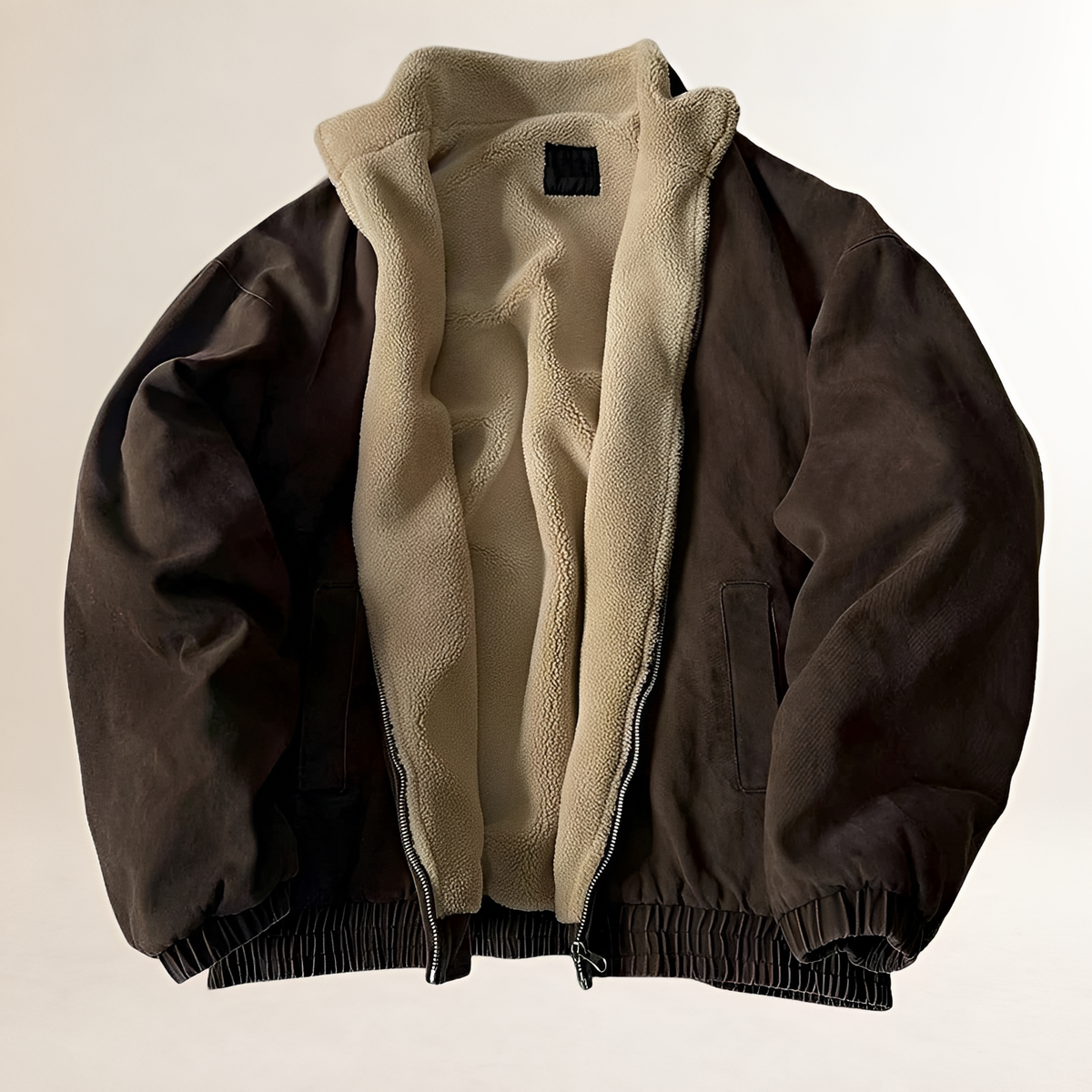 Men's Winter Jacket - Zip-Up, Casual Style, Relaxed Fit