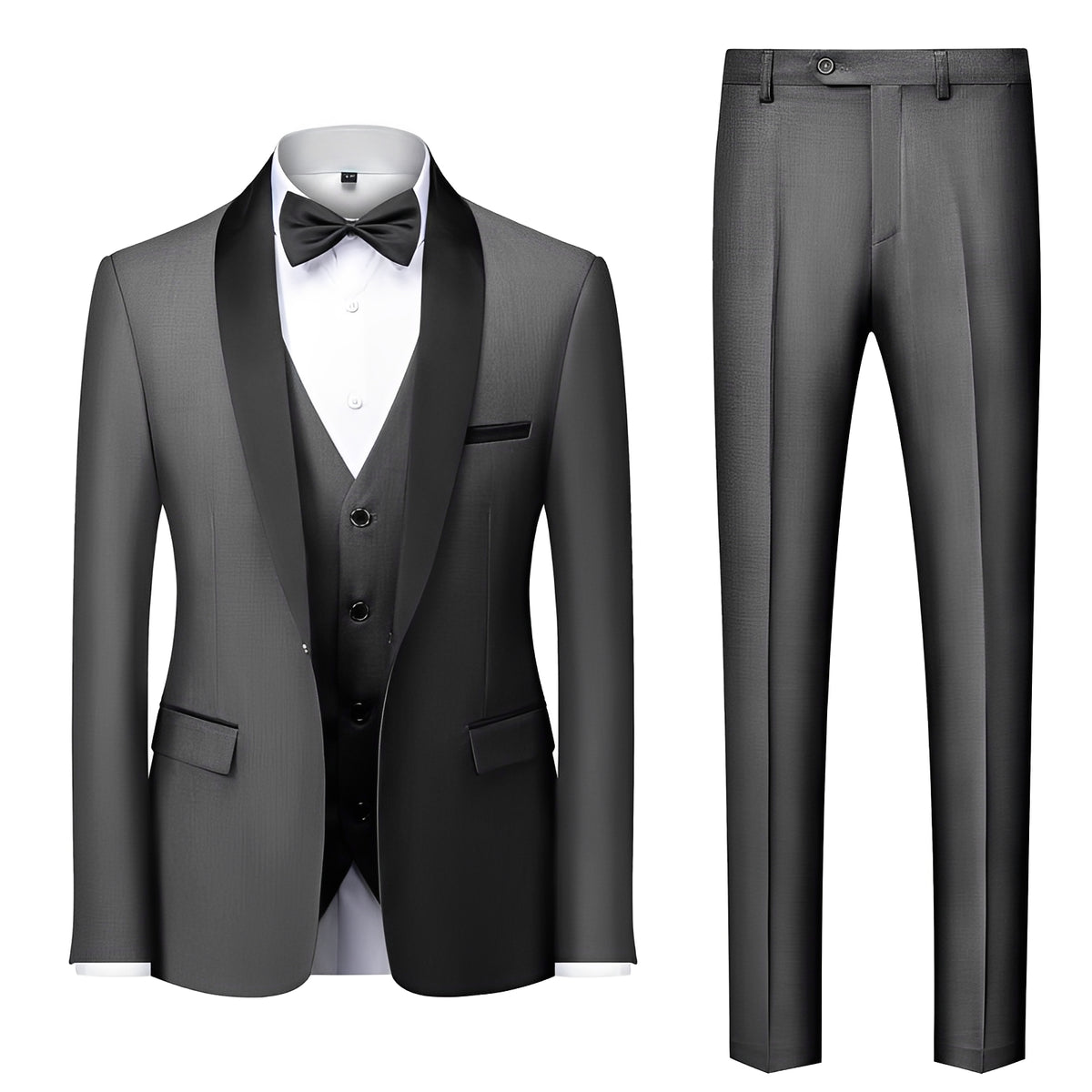 Suit Men - Classic Three-Piece Design, Slim Fit, Formal Attire