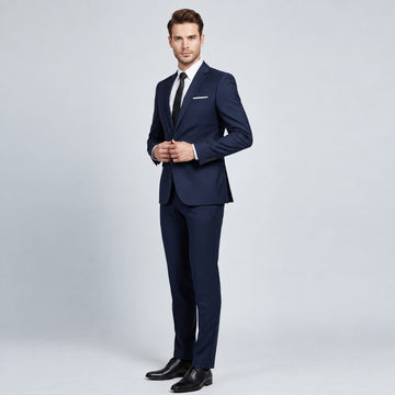 Suit Set Men - Two-Piece Blazer and Trousers, Slim Fit, Elegant Design