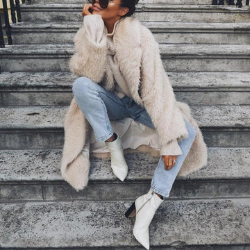 Teddy Coat Women Long Design - Warm and Stylish Outerwear