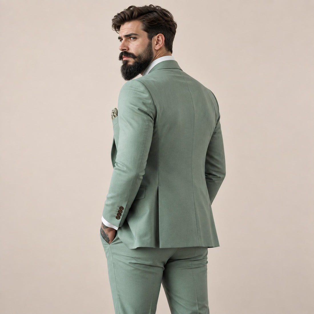 Three-Piece Suit Men - Modern Fit, Tailored Design, Elegant Style