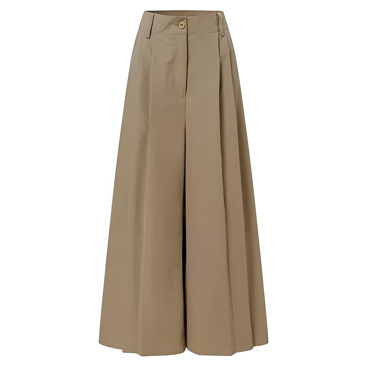 Wide Leg Pants Women High Waist Pleated Design with Pockets