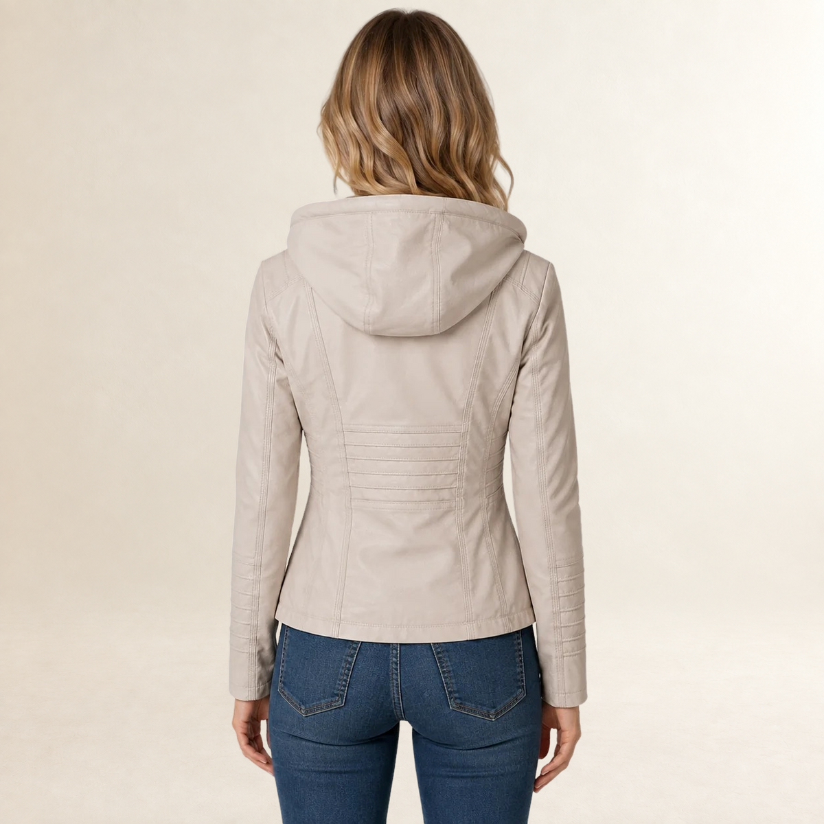 Women's Jacket Hooded Zip Up with Pockets - Regular Fit, Casual Style