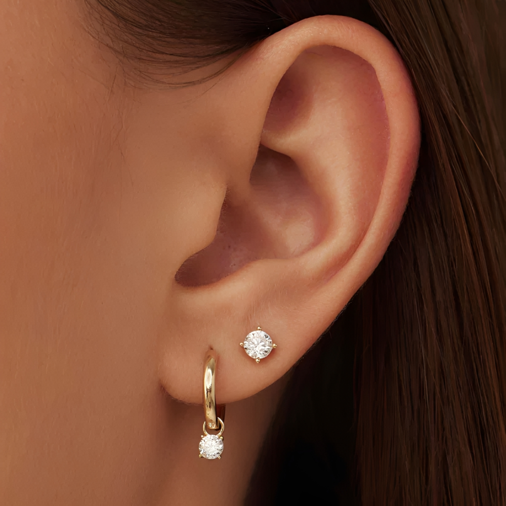 Lunara – Earrings with elegant stones